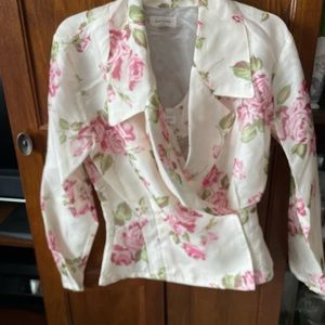 Vintage Silk Top and Jacket